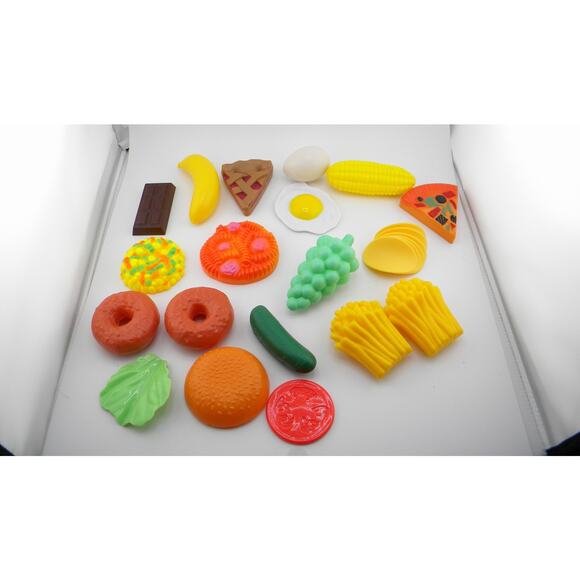 Large‎ Lot of Play Food Dessert Snacks Fruit Plastic Cardboard Grocery Store - Picture 8 of 8